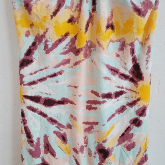 NWOT Derek Heart Tie Dye Sleeveless Mini Dress Women's Size Large - Picture 3 of 12